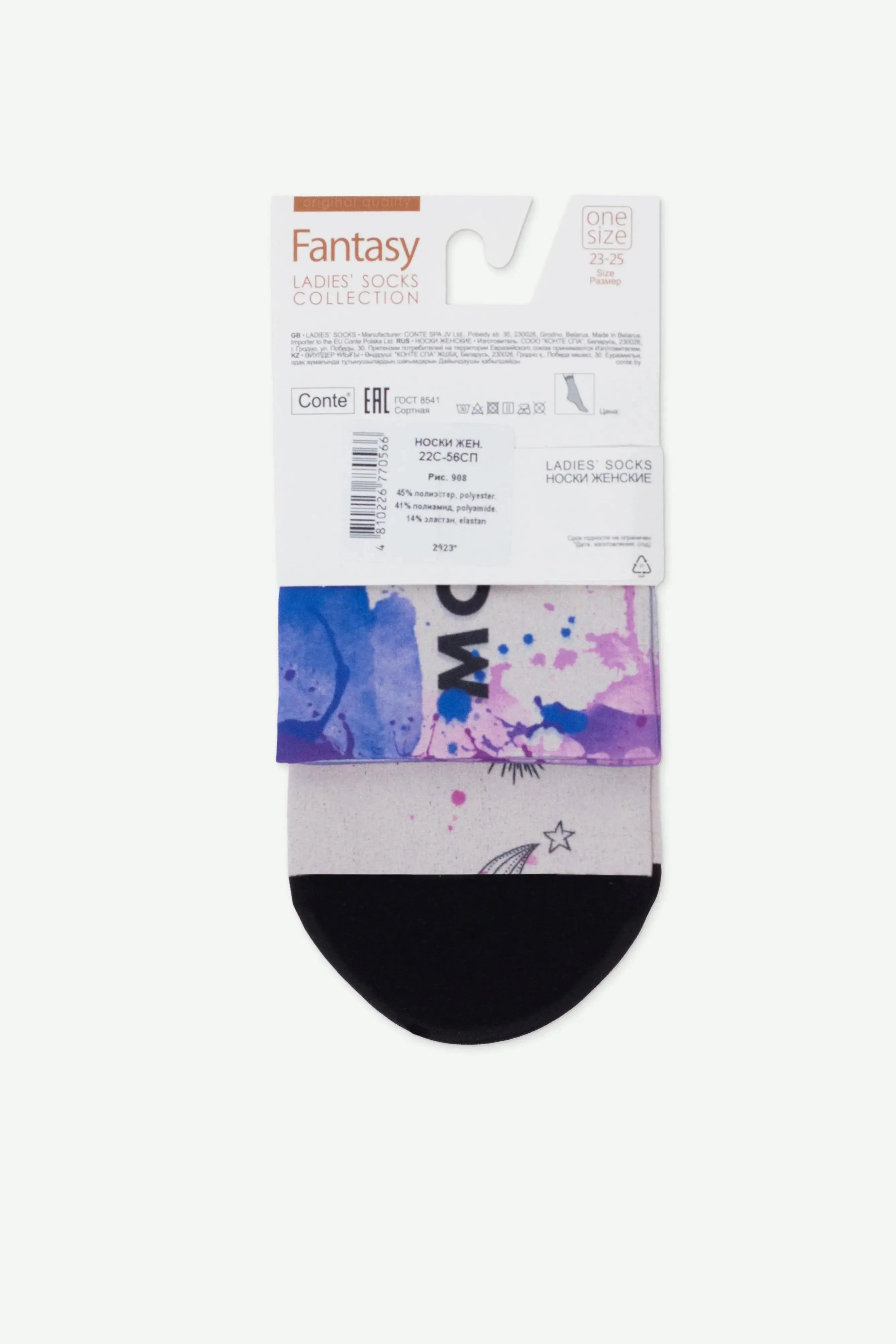 Socks Conte Fantasy 908 - Moon by TheRanok.com