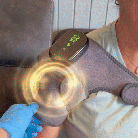 FlexiRelief™ 3-in-1 Shoulder Massager – Heat, Vibration & Kneading Therapy for Pain Relief