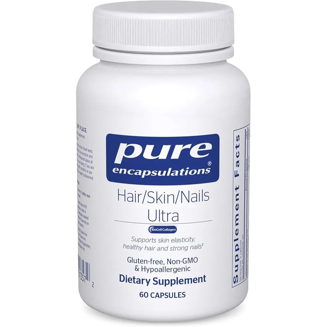 Collagen supplementation products for hair growth, skin, and nails including collagen peptides and collagen serum