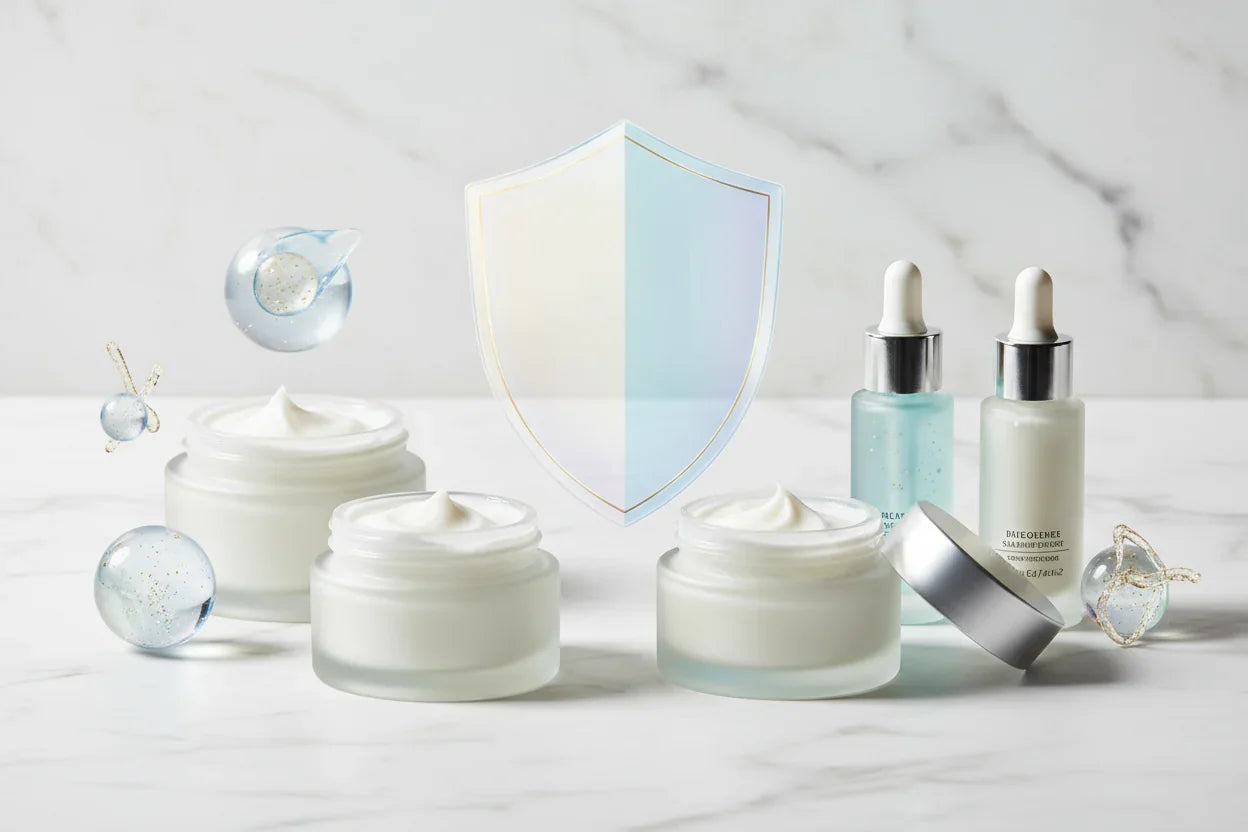 Barrier repair skincare products with protective shield elements - skin barrier health guide