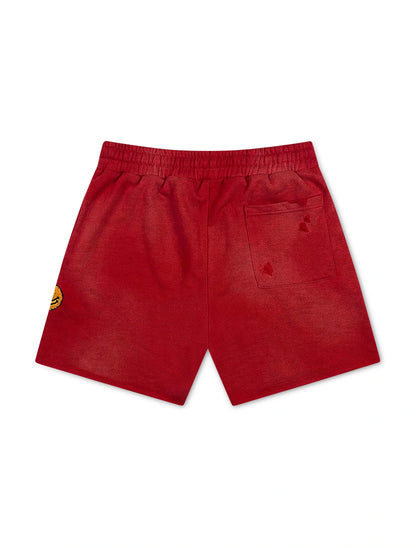 All Human H.O.M.E Shorts - Red Wash by Denim Exchange