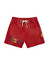All Human H.O.M.E Shorts - Red Wash by Denim Exchange
