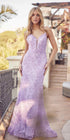 Juliet 272 Embroidered Lace With Stone Accents Fitted Dress by DiscountDressShop