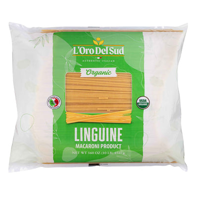 L'Oro Del Sud, Organic Linguine Pasta, 2 Pack x 10 lb