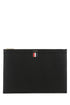 Thom Browne Men Black Leather Document Case by Luosophy