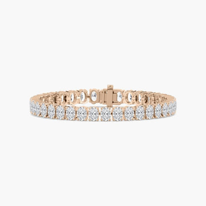 Sloane Oval Lab Grown Diamond Tennis Bracelet