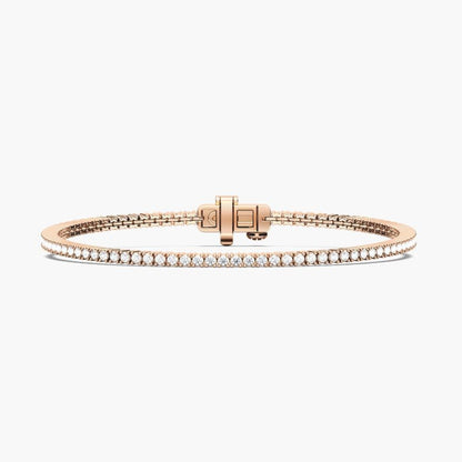 Laura Round Lab Grown Diamond Tennis Bracelet