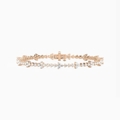 Fiona Classic Round Lab Grown Diamond Tennis Bracelet