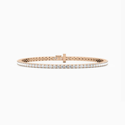 Callie Round Cut Lab Grown Diamond Tennis Bracelet