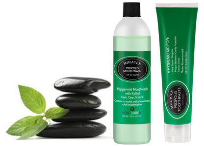 Miracle Propolis Mouth Wash with Natural Propolis &amp; Tea Tree Oil, No Fluoride 12 oz by HOLOCUREN - Official Website