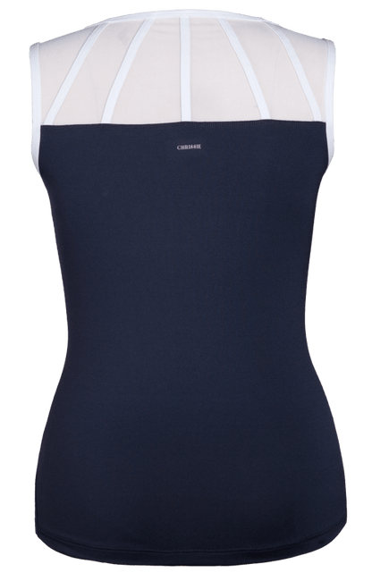 Ciara V-Neck Tank - Slate