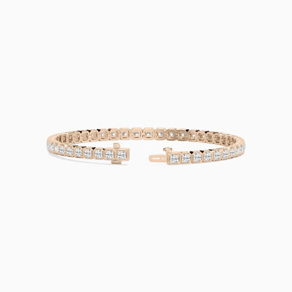 Angie Round Cut Lab Grown Diamond Tennis Bracelet