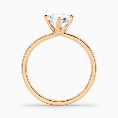 Daisy 4.5 Carat Round Solitaire Moissanite Diamond Ring in Platinum