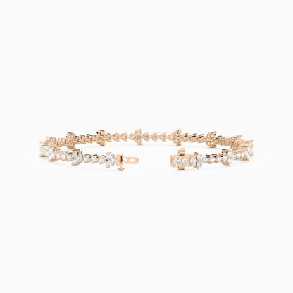 Fiona Classic Round Lab Grown Diamond Tennis Bracelet