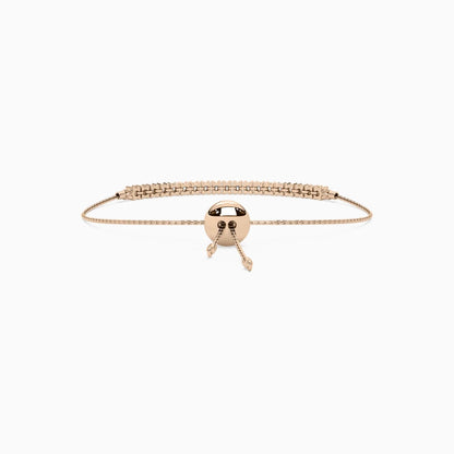 Kylie Round Cut Lab Grown Diamond Bolo Bracelet