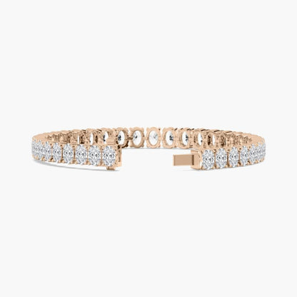 Sloane Oval Lab Grown Diamond Tennis Bracelet