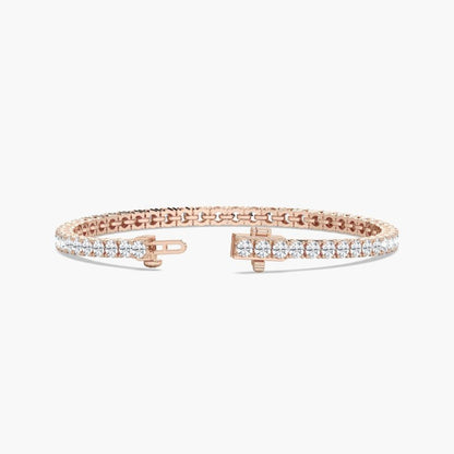Reina Round Lab Grown Diamond Dazzling Tennis Bracelet
