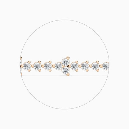 Fiona Classic Round Lab Grown Diamond Tennis Bracelet