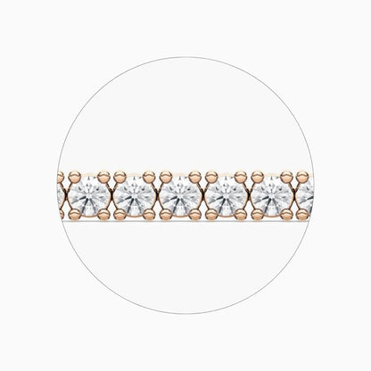 Laura Round Lab Grown Diamond Tennis Bracelet