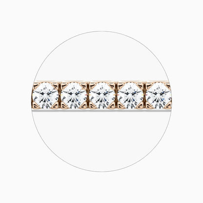 Cathy Round Lab Grown Diamond Classic Tennis Bracelet