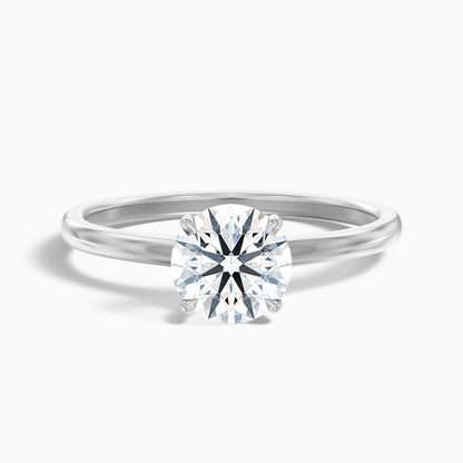 Ada 2.5 Carat Round Solitaire Lab Grown Engagement Ring in 18k White Gold