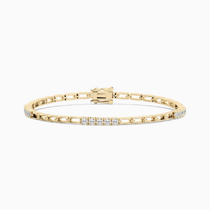 Hailey Round Cut Lab Grown Diamond Tennis Bracelet