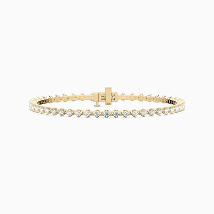 Casey Round Cut Lab Grown Diamond Tennis Bracelet