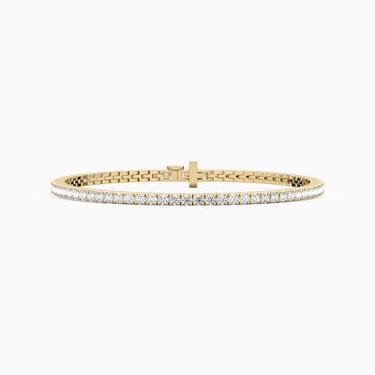 Callie Round Cut Lab Grown Diamond Tennis Bracelet