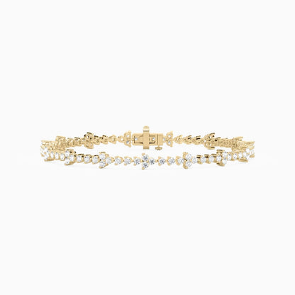 Fiona Classic Round Lab Grown Diamond Tennis Bracelet