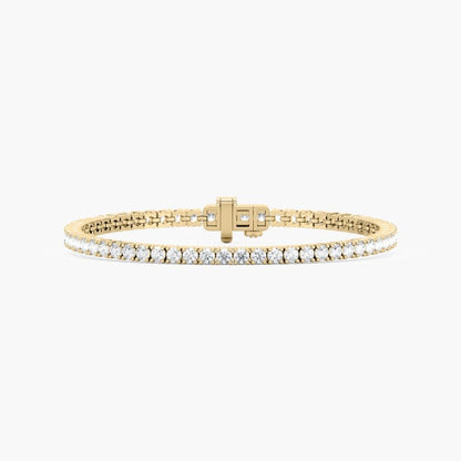 Quinn Round Cut Lab Grown Diamond Tennis Bracelet