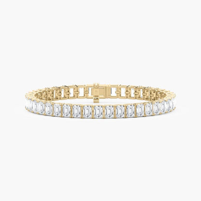 Sasha 22 Carat Emerald Cut Lab Grown Diamonds Tennis Bracelet