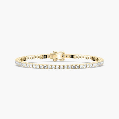 Riley Round Cut Lab Grown Diamond Tennis Bracelet