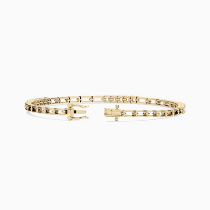 Hailey Round Cut Lab Grown Diamond Tennis Bracelet
