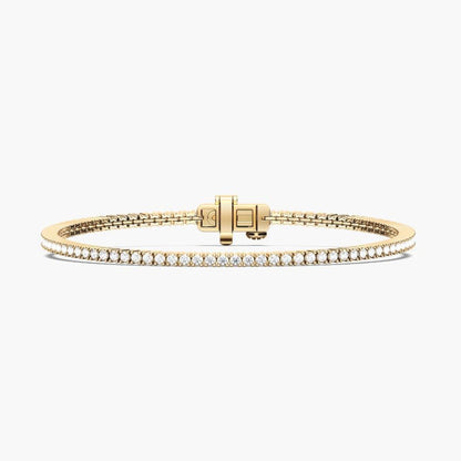 Laura Round Lab Grown Diamond Tennis Bracelet