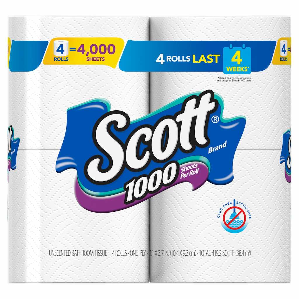 Scott Bath 1000 Tissue 12x4 by Pasteur Pharmacy
