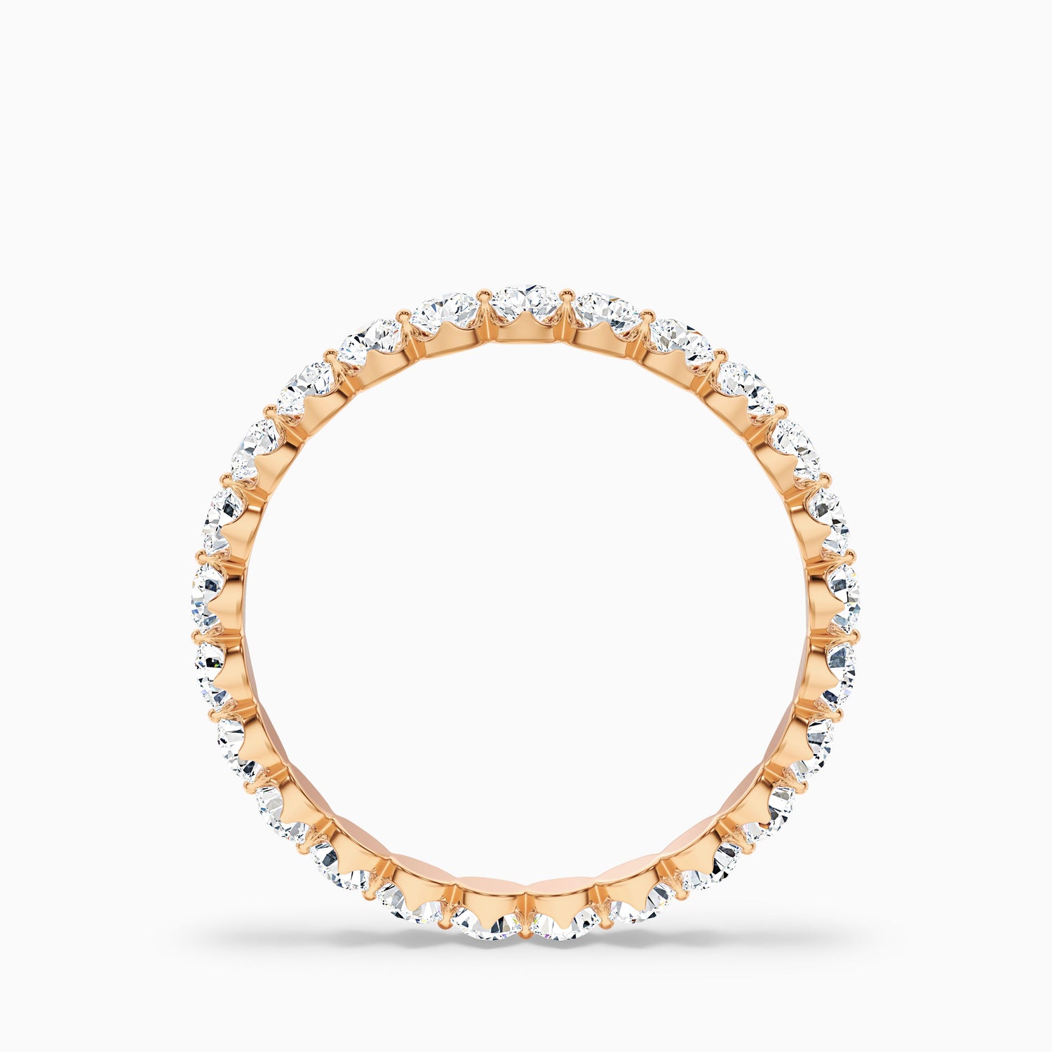 Vienna Round Cut Full Eternity Lab Grown Diamond Wedding Band