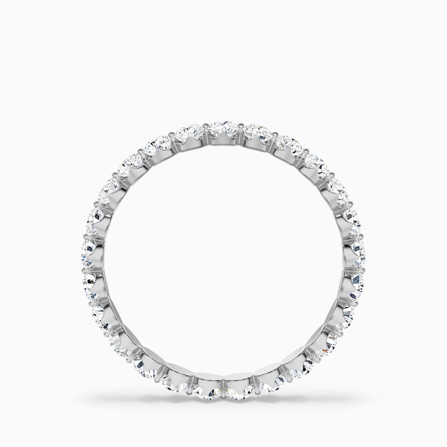 Vienna Round Cut Full Eternity Lab Grown Diamond Wedding Band