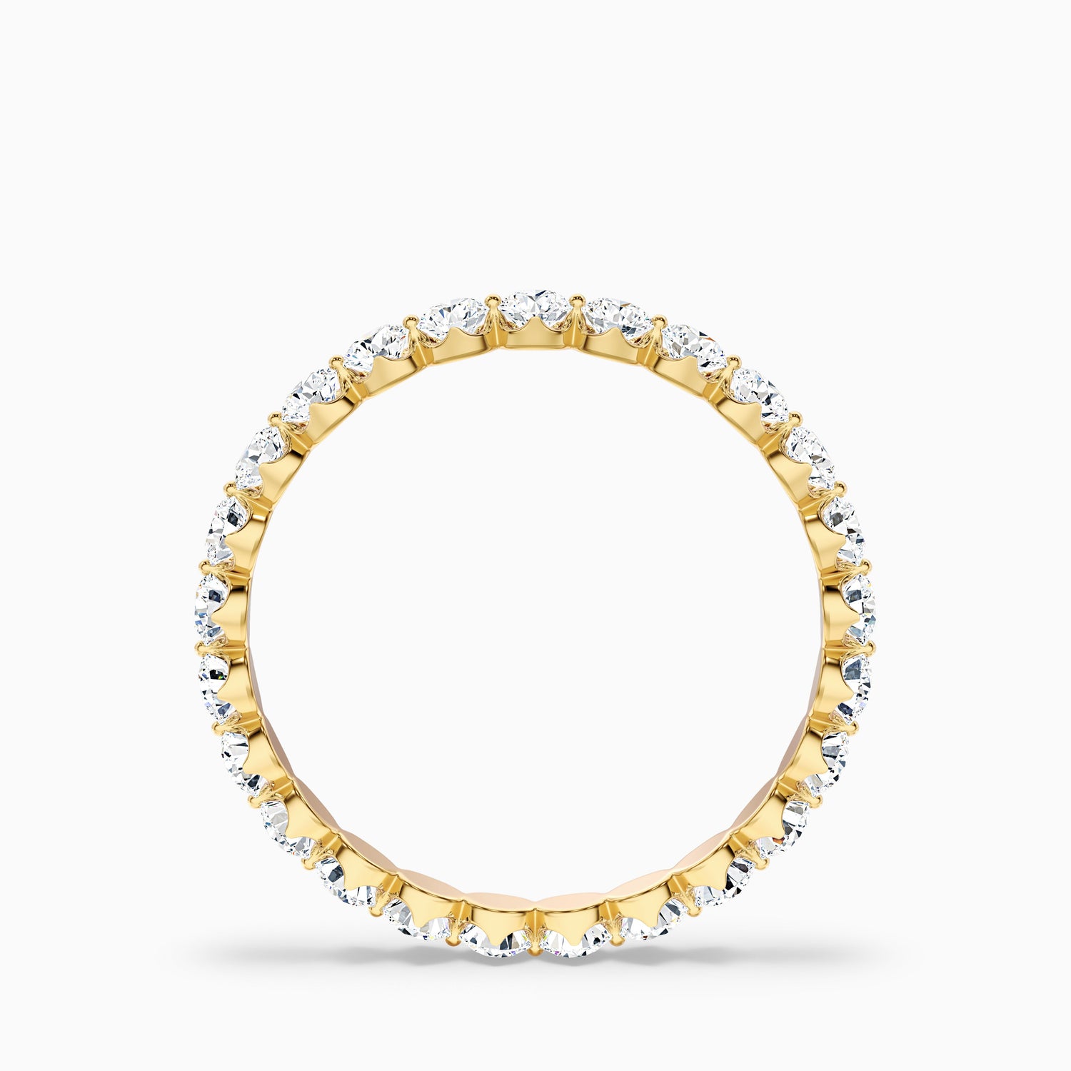 Vienna Round Cut Full Eternity Lab Grown Diamond Wedding Band