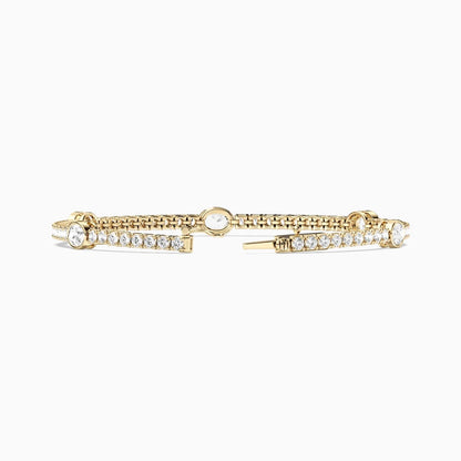 Grace Oval And Round Cut Lab Grown Diamond Tennis Bracelet