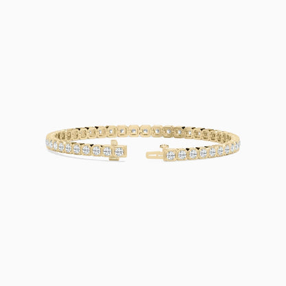 Angie Round Cut Lab Grown Diamond Tennis Bracelet