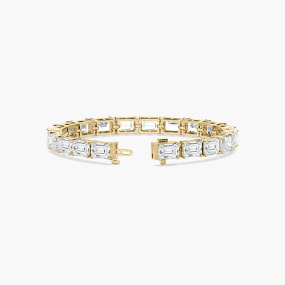 Ember 40 Carat Emerald Cut Lab Grown Diamonds Tennis Bracelet