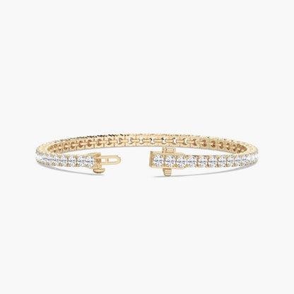Reina Round Lab Grown Diamond Dazzling Tennis Bracelet