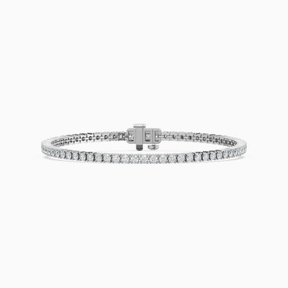 Haley Modern Round Cut Lab Diamond Tennis Bracelet