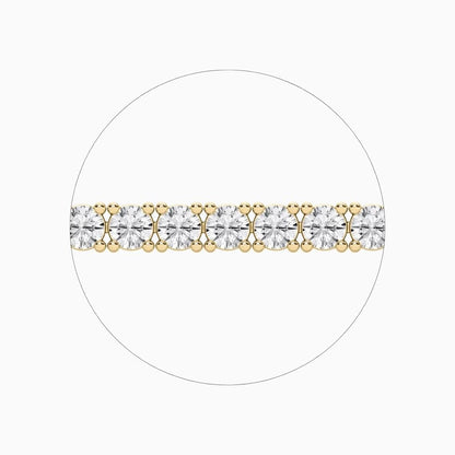 Haley Modern Round Cut Lab Diamond Tennis Bracelet