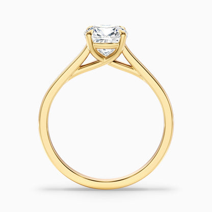Joy 2.5 Carat Cushion Cut Solitaire Lab Grown Engagement Ring in Platinum