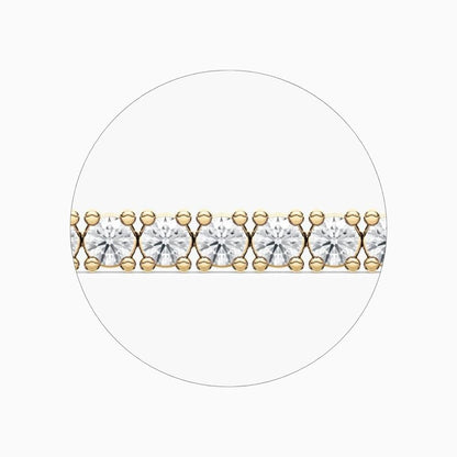 Laura Round Lab Grown Diamond Tennis Bracelet