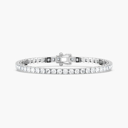 Cathy Round Lab Grown Diamond Classic Tennis Bracelet
