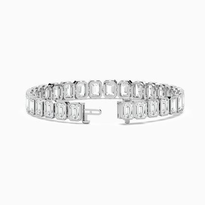 Aniya 29 Carat Emerald Cut Lab Grown Diamonds Tennis Bracelet