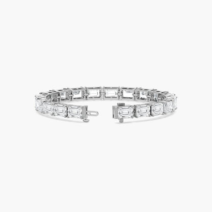 Ember 40 Carat Emerald Cut Lab Grown Diamonds Tennis Bracelet