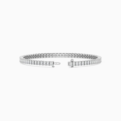 Brynn Emerald Cut Lab Grown Diamond Tennis Bracelet